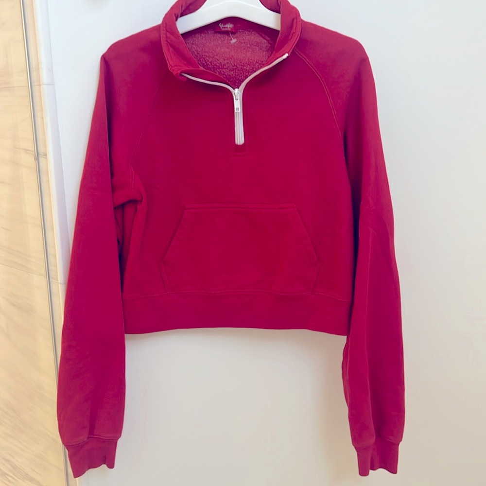 Brandy Melville John Gelt Quarter Zip Sweatshirt